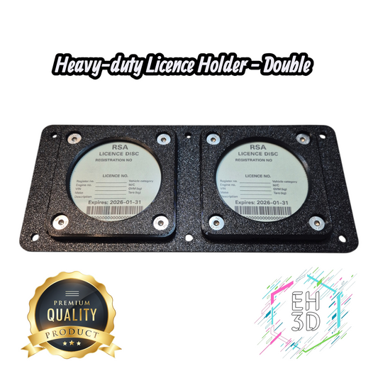 Heavy-Duty Double Licence Disc Holder | Trailer & Fleet Use | South Africa