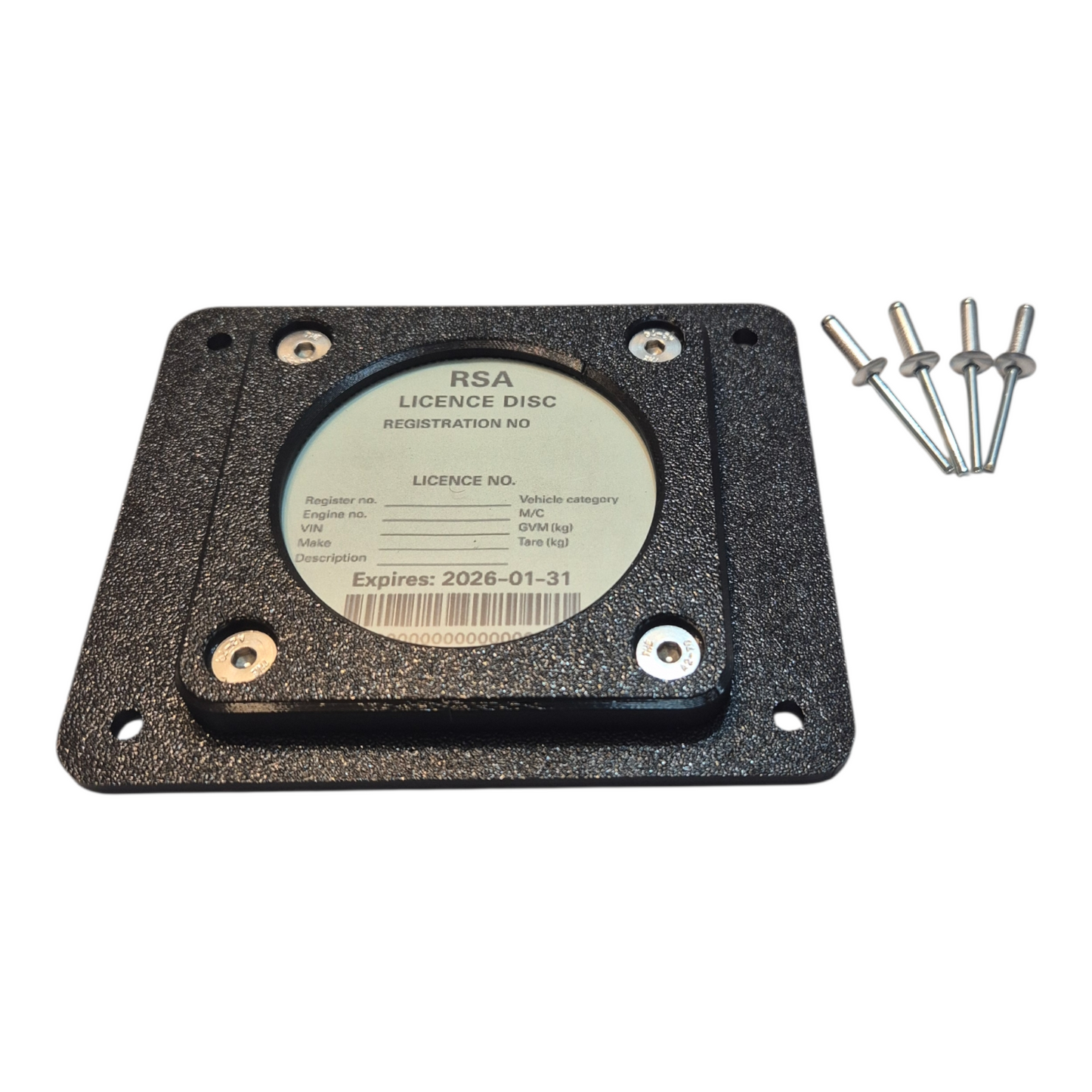 Heavy-Duty Licence Disc Holder - Single