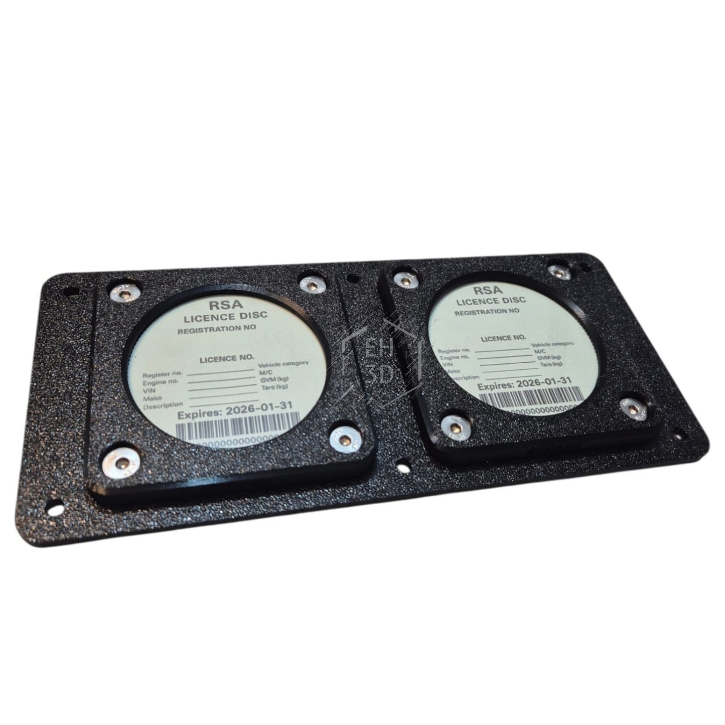 Heavy-Duty Double Licence Disc Holder | Trailer & Fleet Use | South Africa