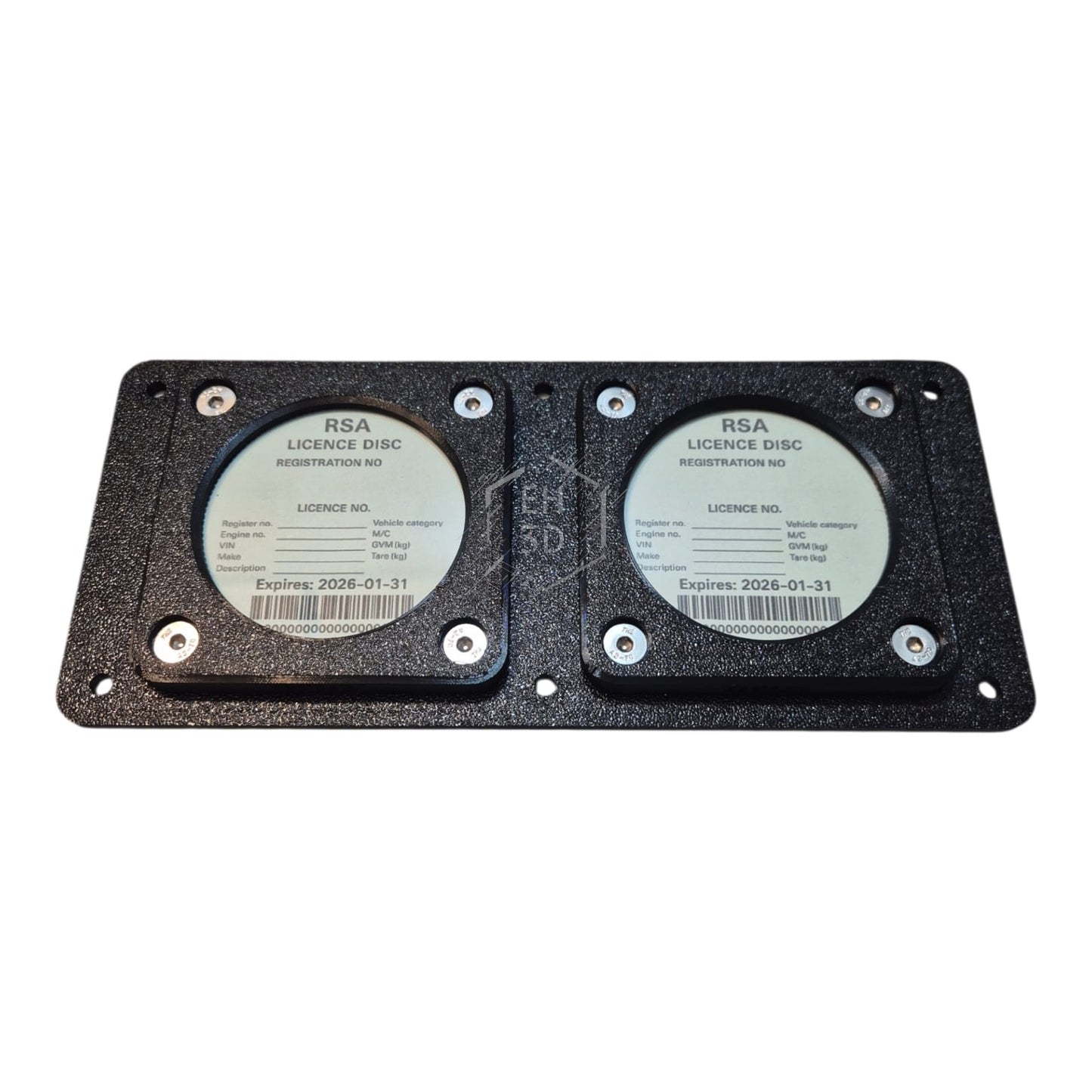 Heavy-Duty Double Licence Disc Holder | Trailer & Fleet Use | South Africa